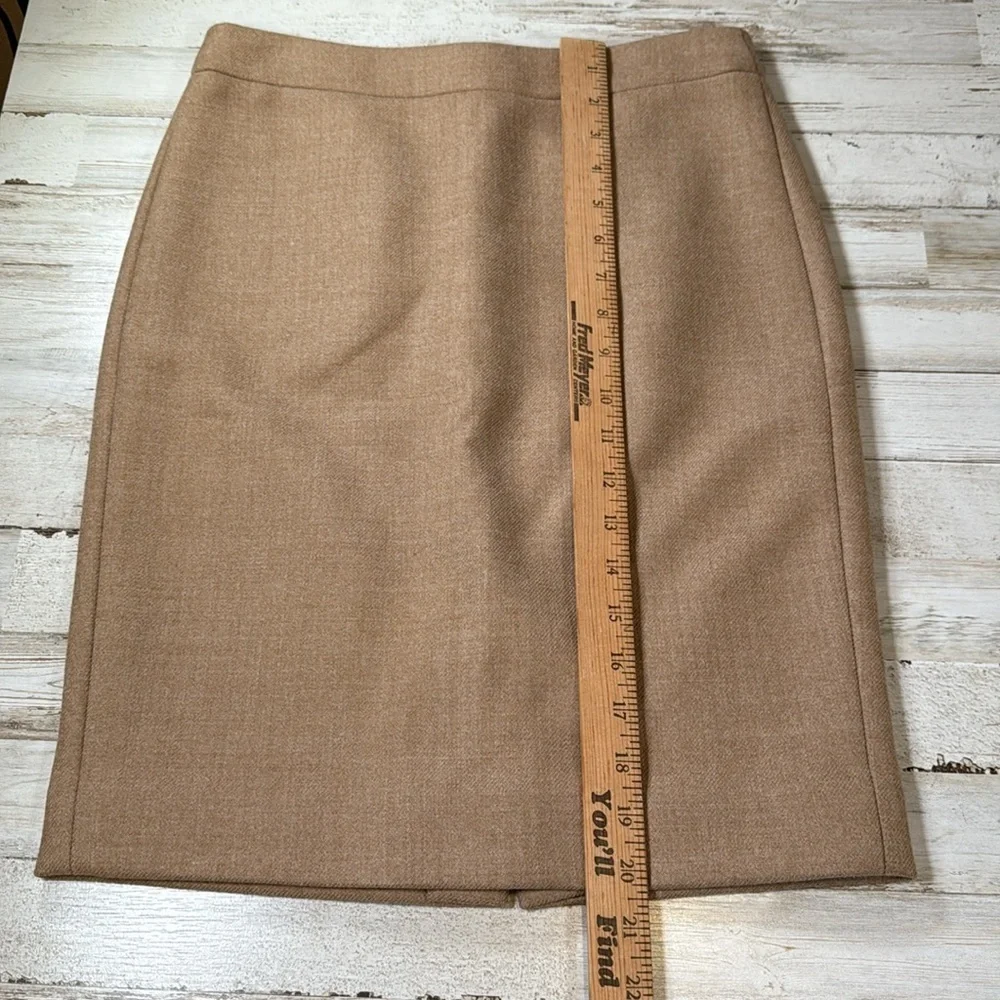 J Crew 100% Wool Pencil Skirt - Picture 6 of 7